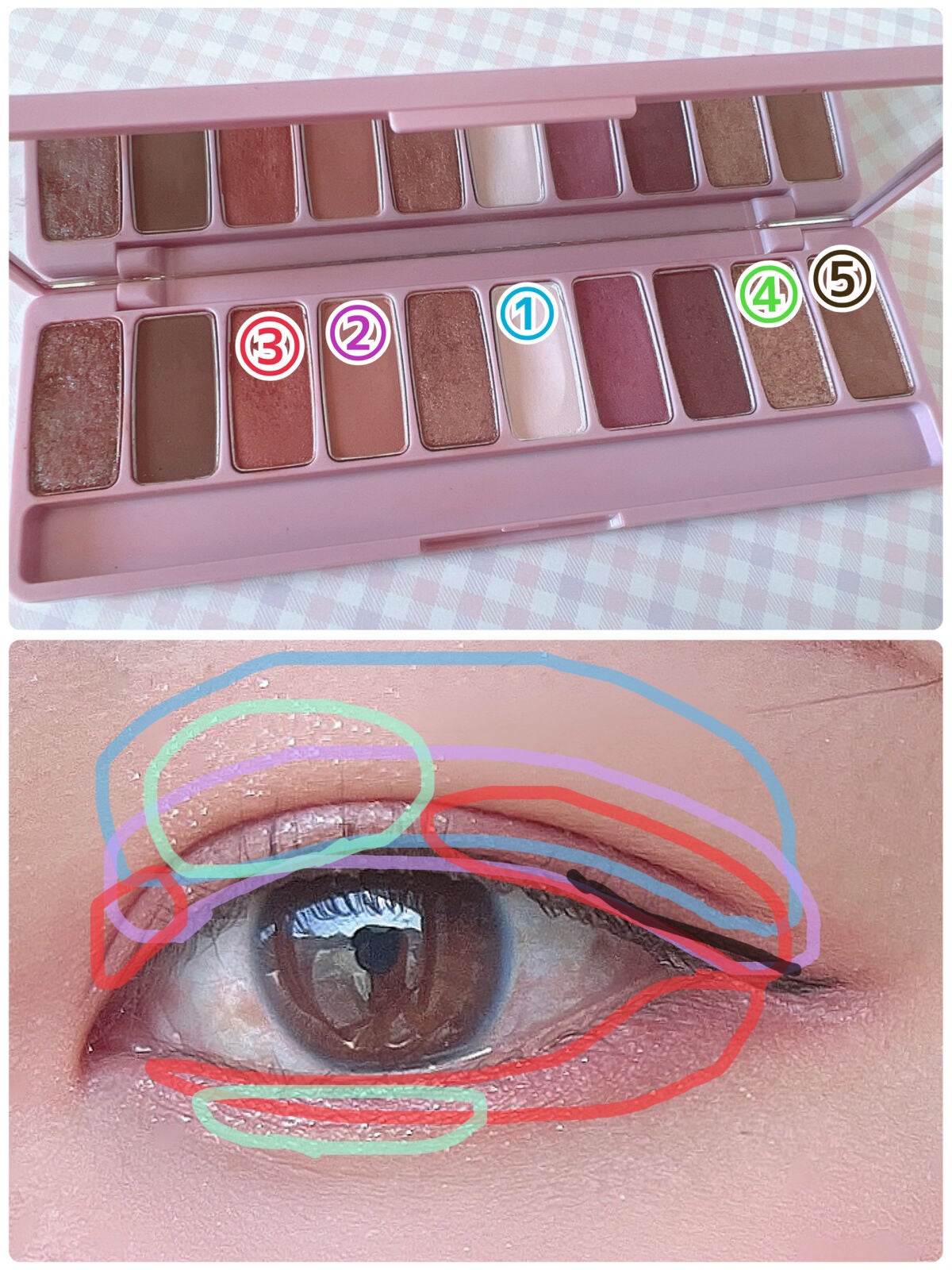 プレイカラー アイシャドウ/ETUDE/アイシャドウパレットを使ったクチコミ(3枚目)