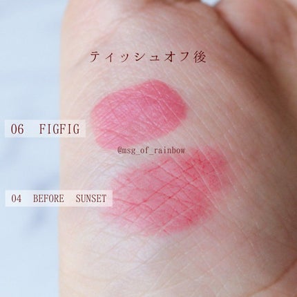 ジューシーラスティングティント/rom&nd/リップティントを使ったクチコミ(3枚目)