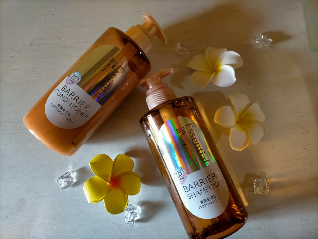 ザビューティ 髪のキメ美容素髪を守る バリアシャンプー/コンディショナー/エッセンシャル/シャンプー・コンディショナーを使ったクチコミ（1枚目）