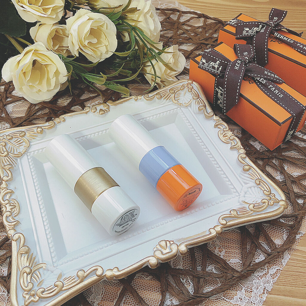 ルージュ エルメス ボーム ドゥ ソワン プール レ レーヴル/エルメス/リップバームを使ったクチコミ（1枚目）