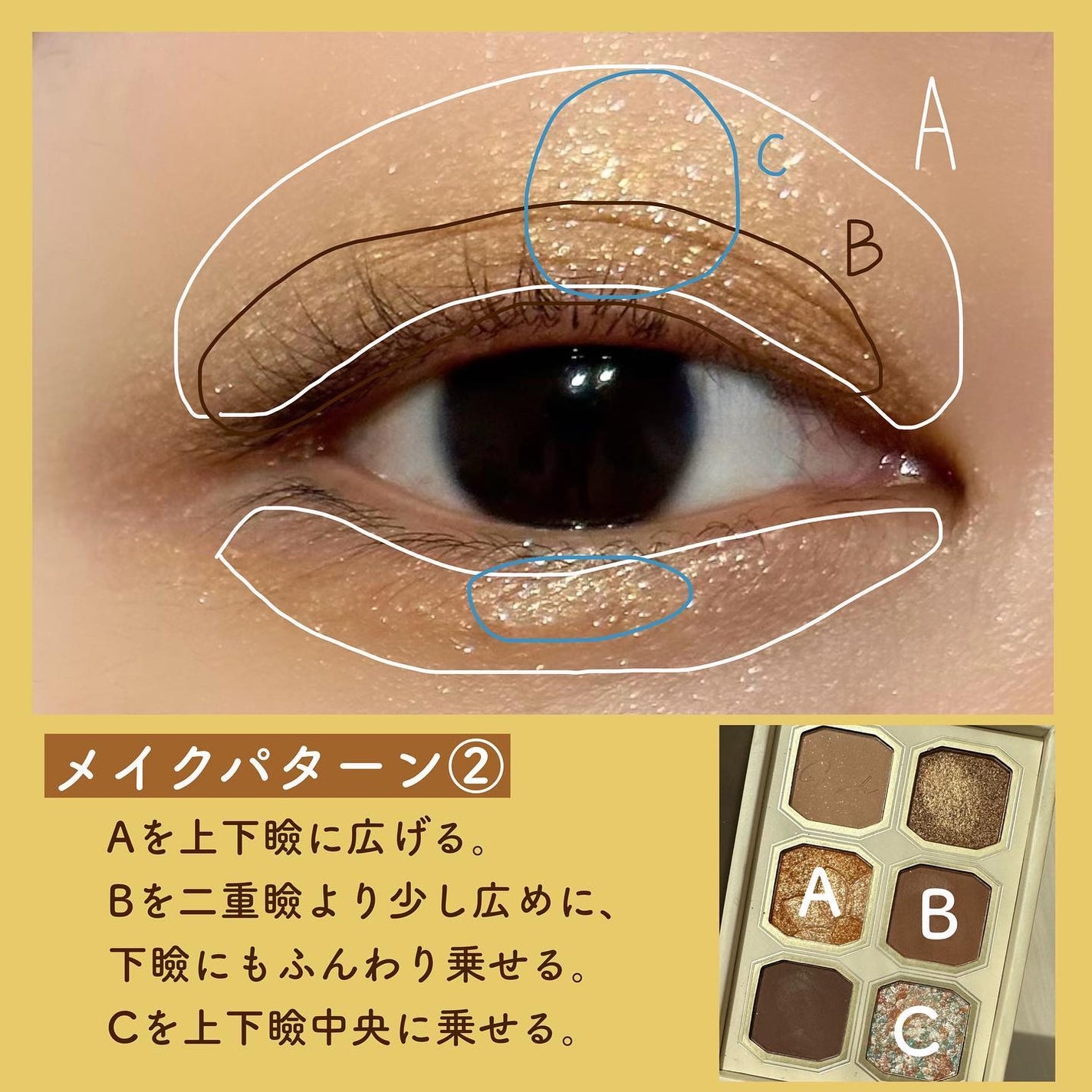 絵画アイシャドウパレット/MilleFée/アイシャドウパレットを使ったクチコミ(7枚目)