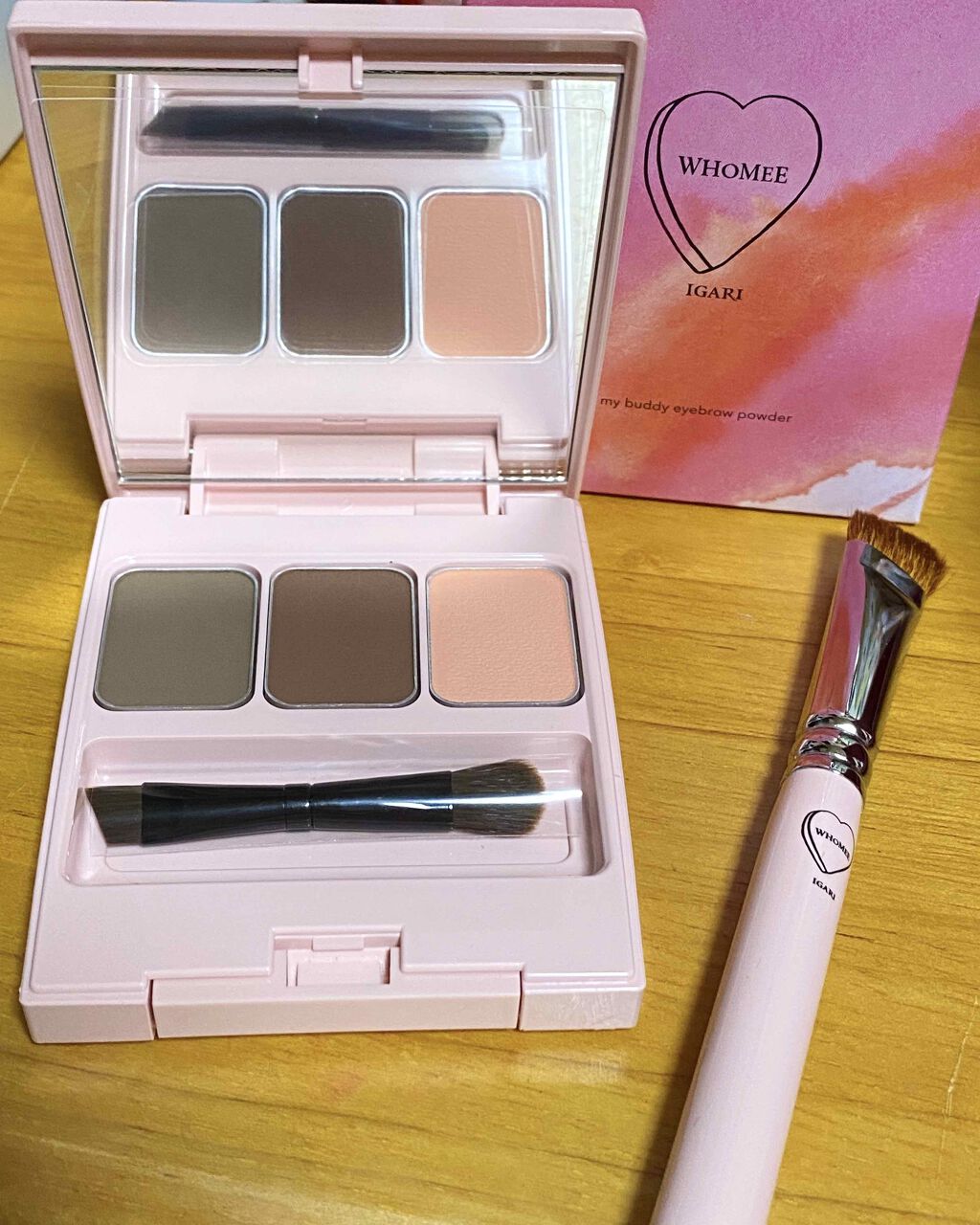 フーミー アイブロウブラシ 熊野筆/WHOMEE/メイクブラシを使ったクチコミ(1枚目)