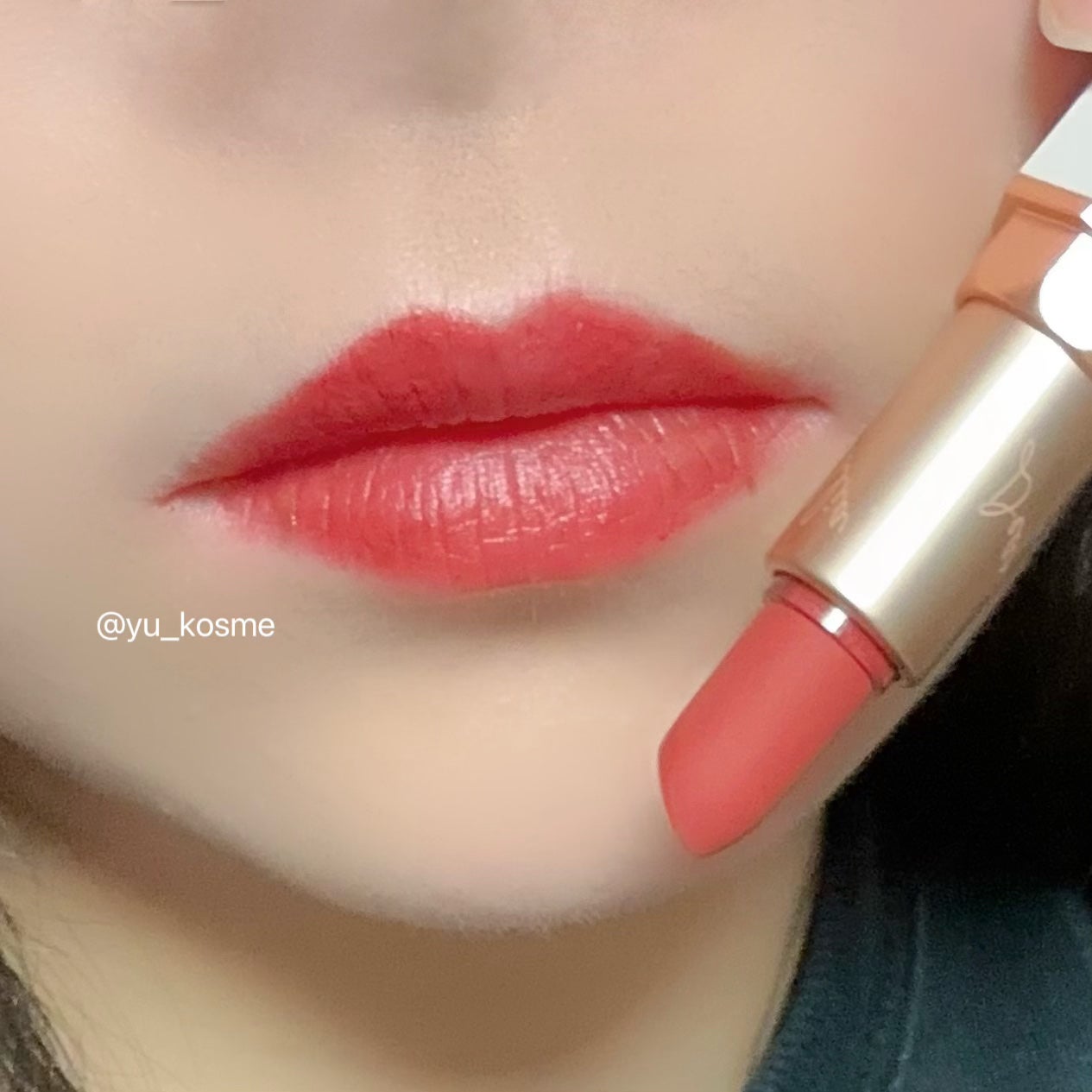 リップ パラダイス エフォートレス マット リップスティック/DEAR DAHLIA/口紅を使ったクチコミ(3枚目)