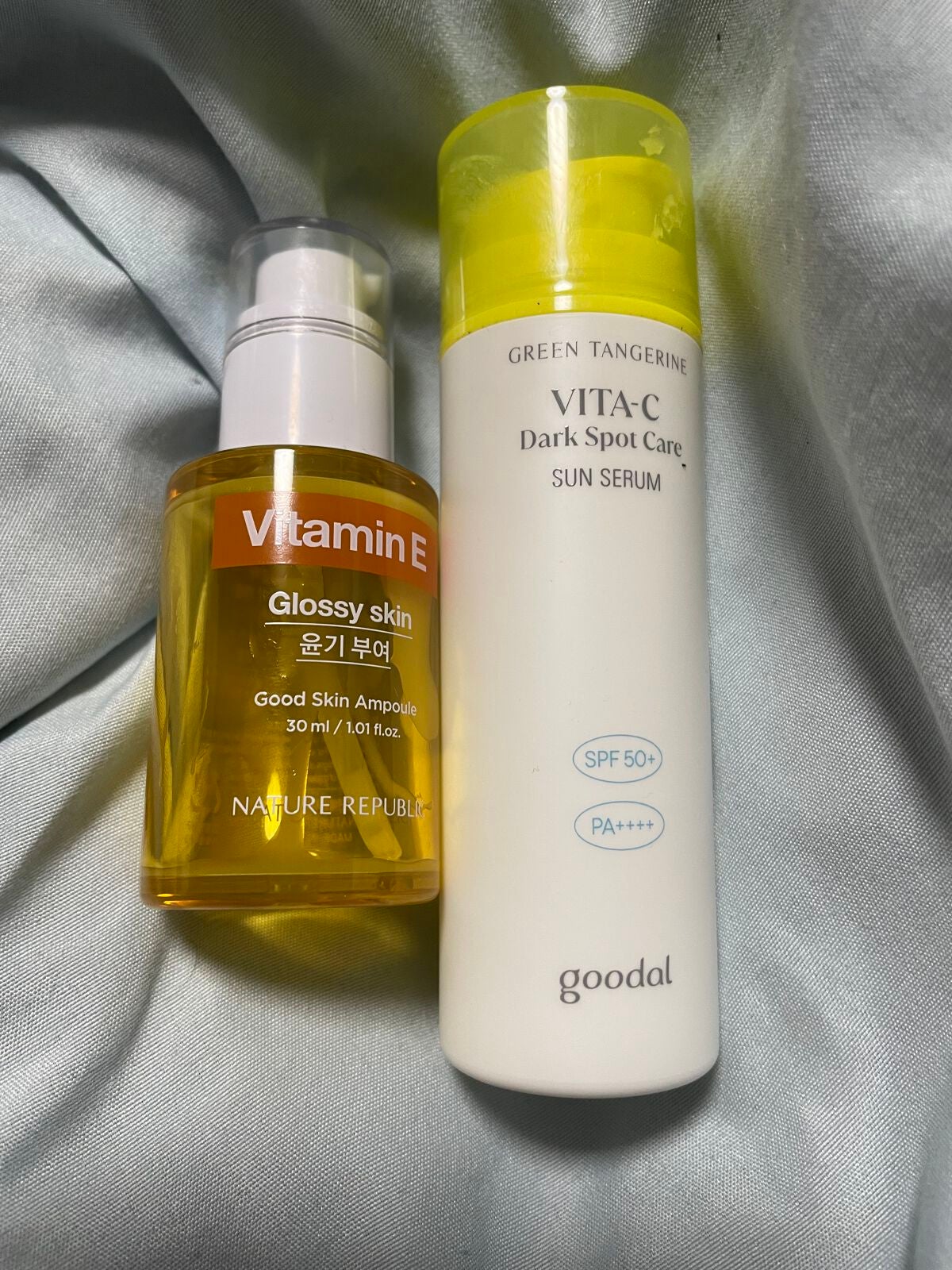 グーダルビタCダークスポットケアサンセラム/goodal/日焼け止めジェルを使ったクチコミ(1枚目)