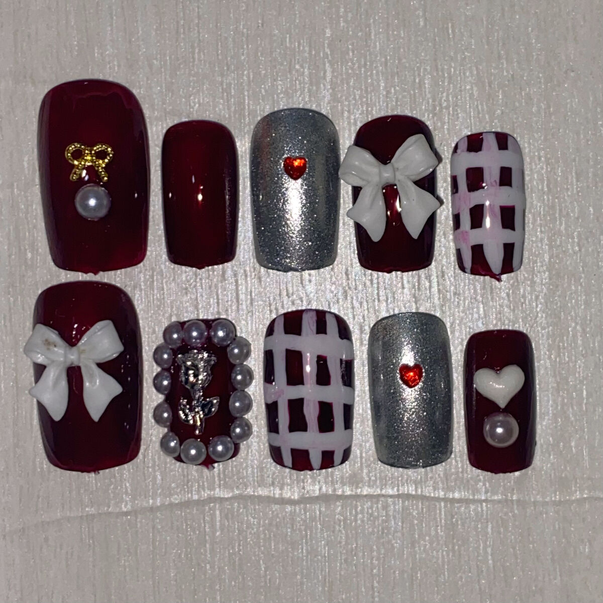 デコレーションネイルパーツ/DAISO/ネイルチップ・パーツを使ったクチコミ（3枚目）