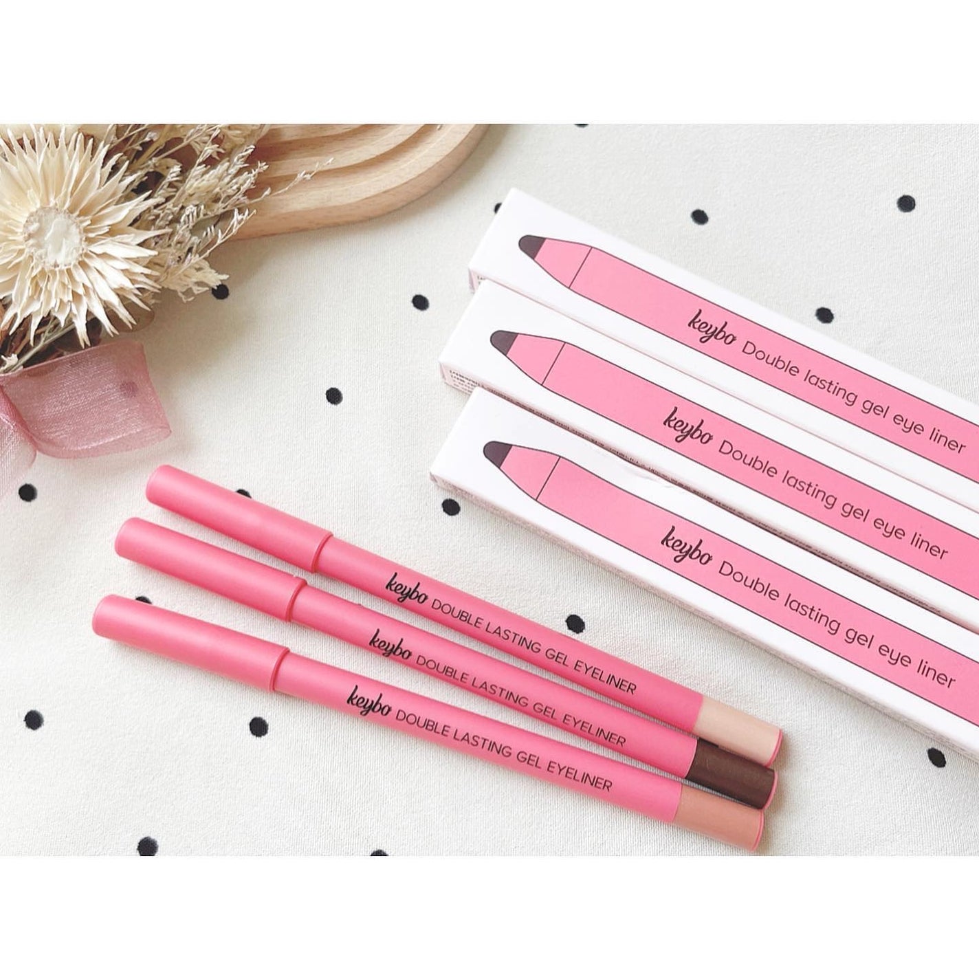 ダブルラスティングジェルライナー/keybo/ジェルアイライナーを使ったクチコミ(1枚目)