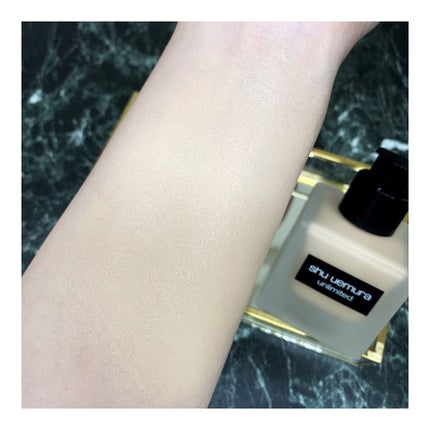 (旧)アンリミテッド ラスティング フルイド/shu uemura/リキッドファンデーションを使ったクチコミ(3枚目)