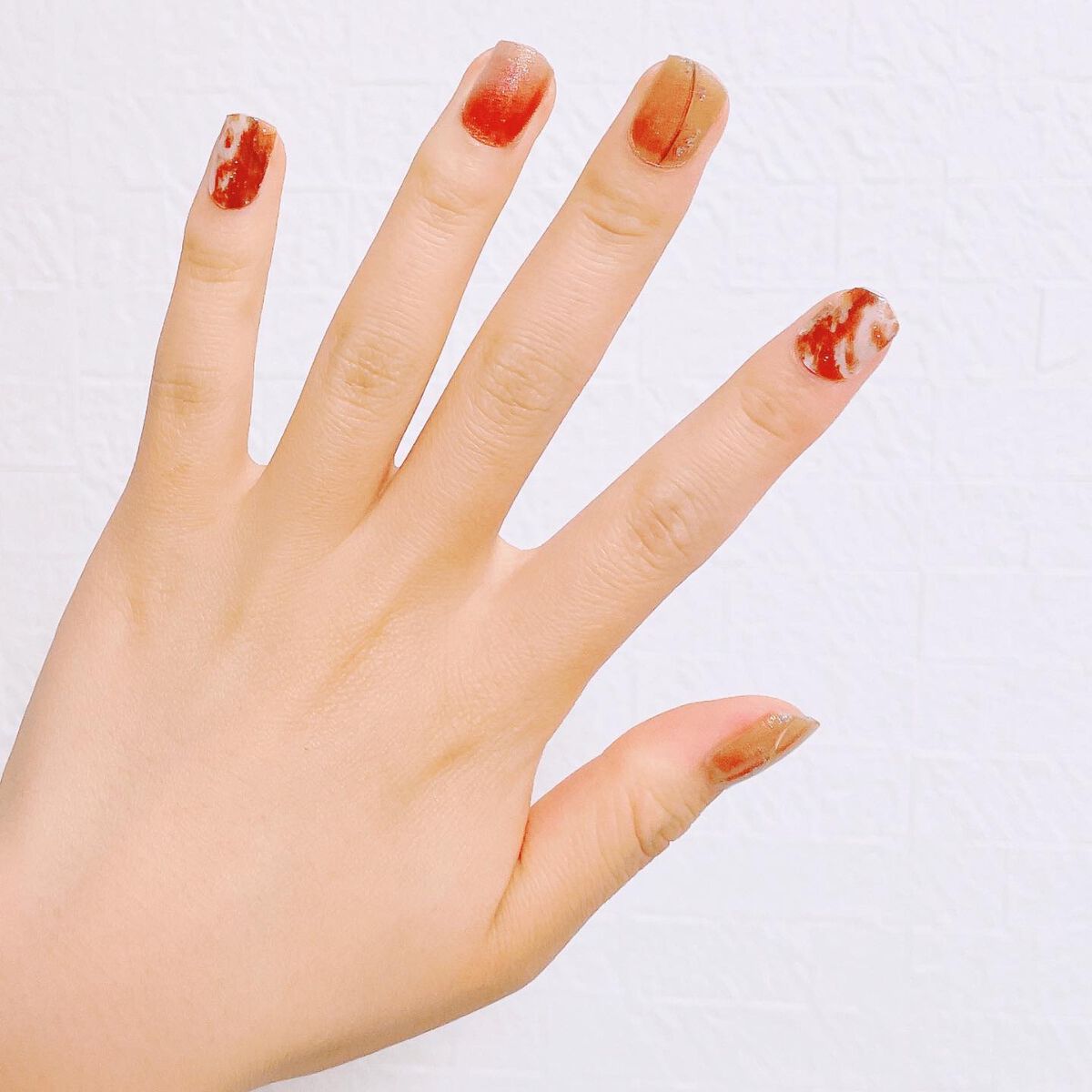 orange_glow_kwm on LIPS 「貼るだけ簡単✨BEAUTYAVENUEリアルジェルネイルシール..」(3枚目)