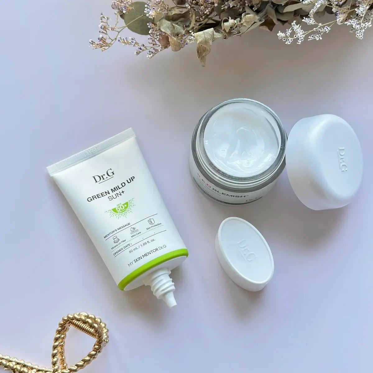 グリーンマイルドアップサンプラス/Dr.G/日焼け止めクリームを使ったクチコミ(1枚目)