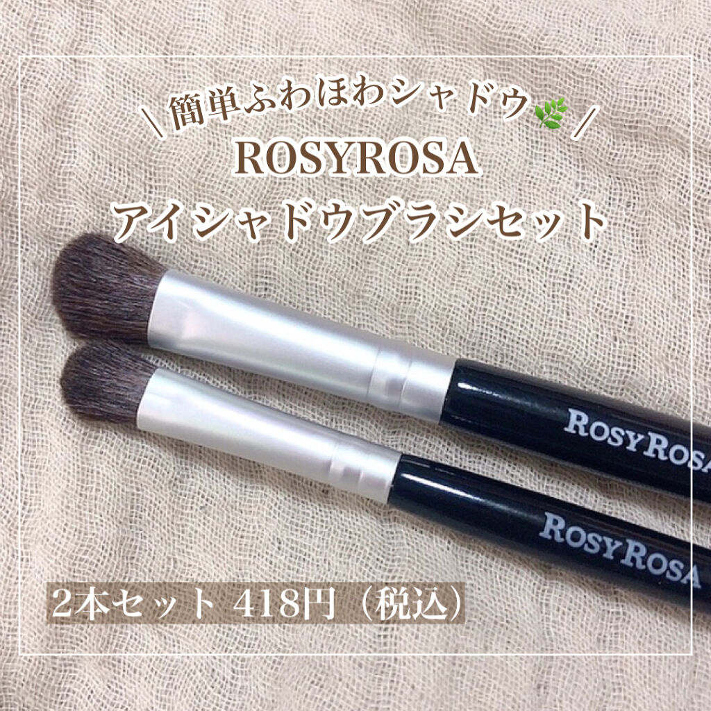アイシャドウブラシセット/ロージーローザ/メイクブラシを使ったクチコミ（1枚目）