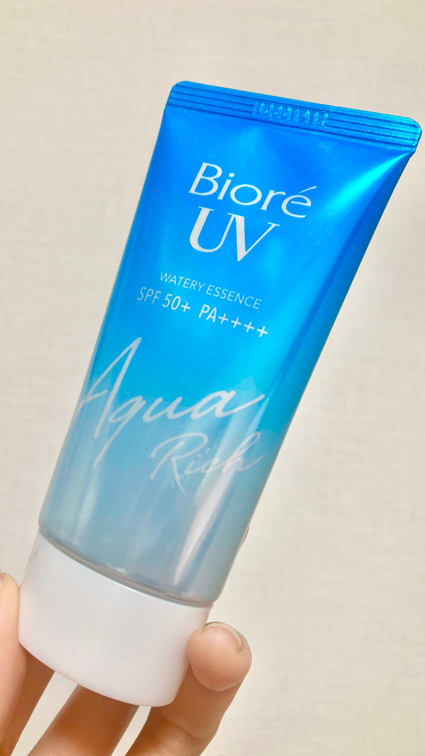 ビオレUV アクアリッチ ウォータリーエッセンス/ビオレ/日焼け止めローションを使ったクチコミ(1枚目)