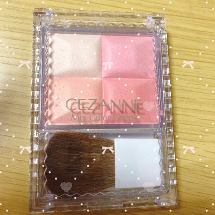 ミックスカラーチーク/CEZANNE/パウダーチークを使ったクチコミ(1枚目)