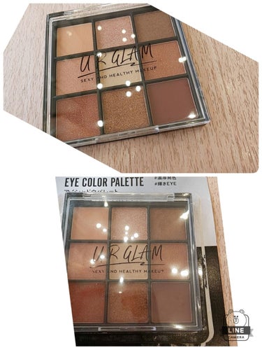 UR GLAM　BLOOMING EYE COLOR PALETTE/U R GLAM/パウダーアイシャドウを使ったクチコミ（2枚目）