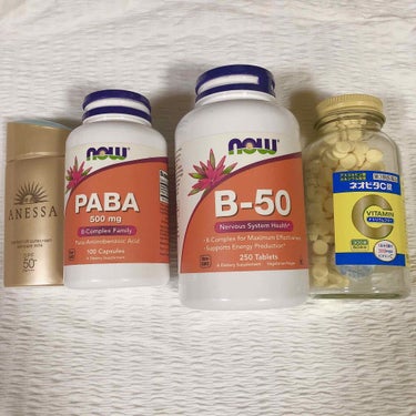 PABA（パラアミノ安息香酸）/Now Foods/健康サプリメントを使ったクチコミ（2枚目）