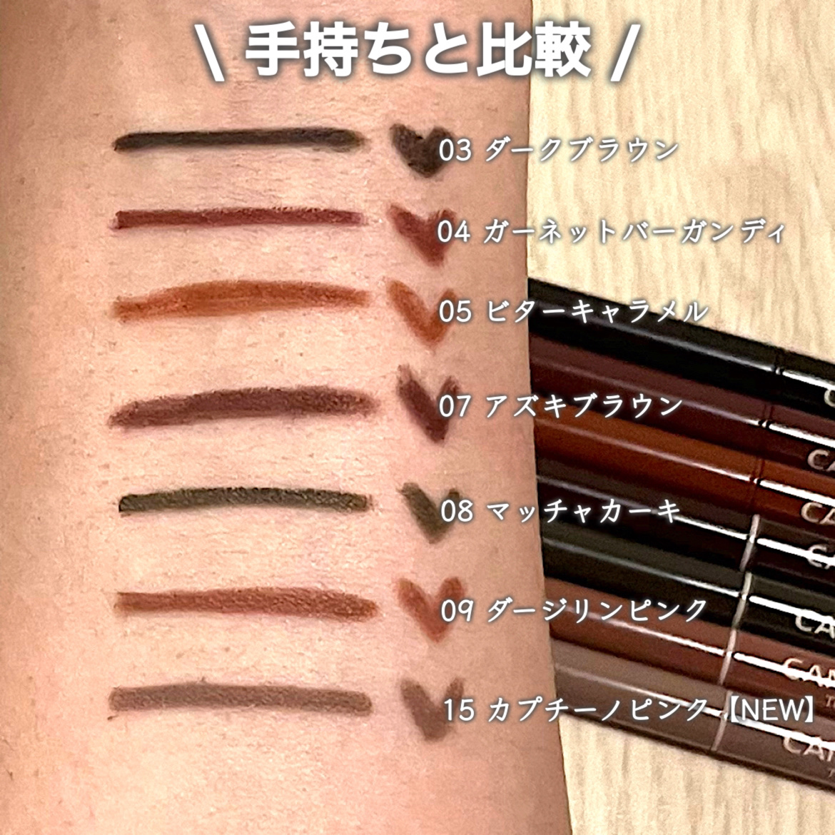 クリーミータッチライナー/キャンメイク/ジェルアイライナーを使ったクチコミ（3枚目）