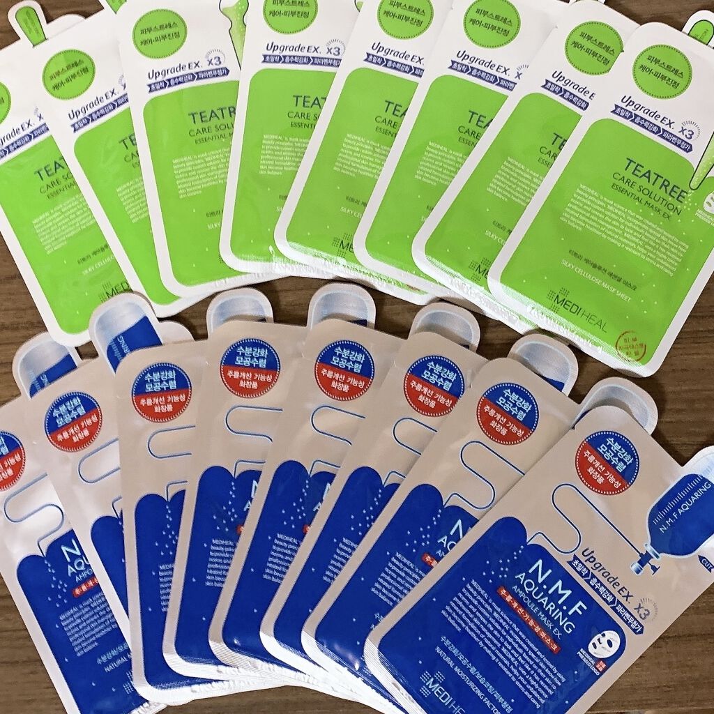 N.M.FアクアアンプルマスクJEX/MEDIHEAL/シートマスク・パックを使ったクチコミ（1枚目）