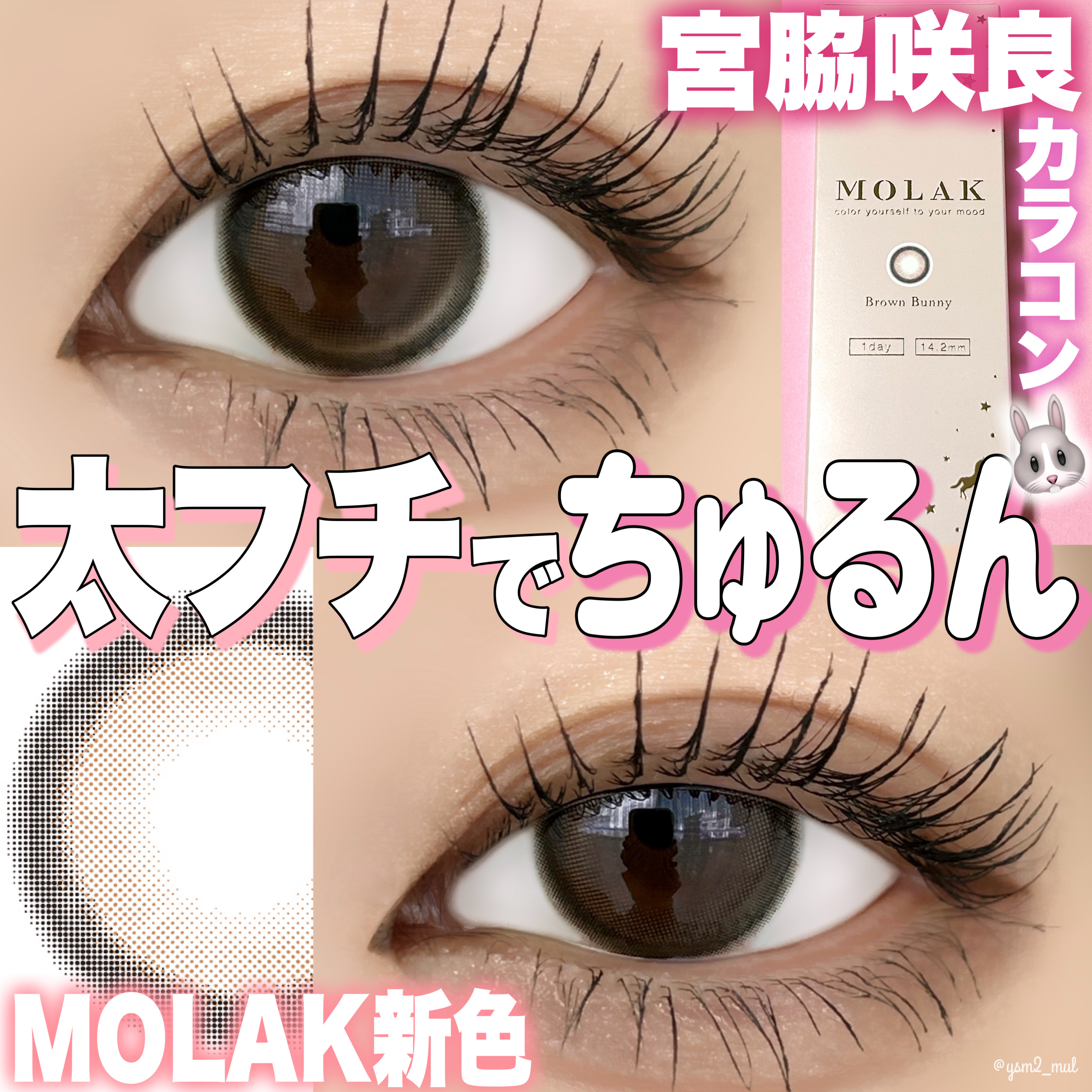 MOLAK 1month/MOLAK/１ヶ月（１MONTH）カラコンを使ったクチコミ（1枚目）