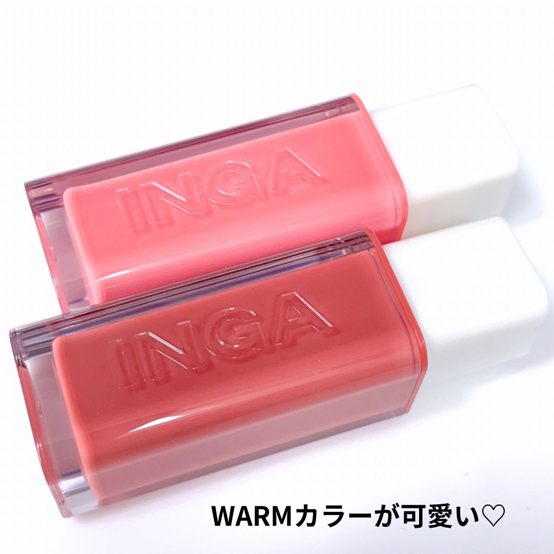 ウォーターグローリップティント/INGA/リップティントを使ったクチコミ(5枚目)