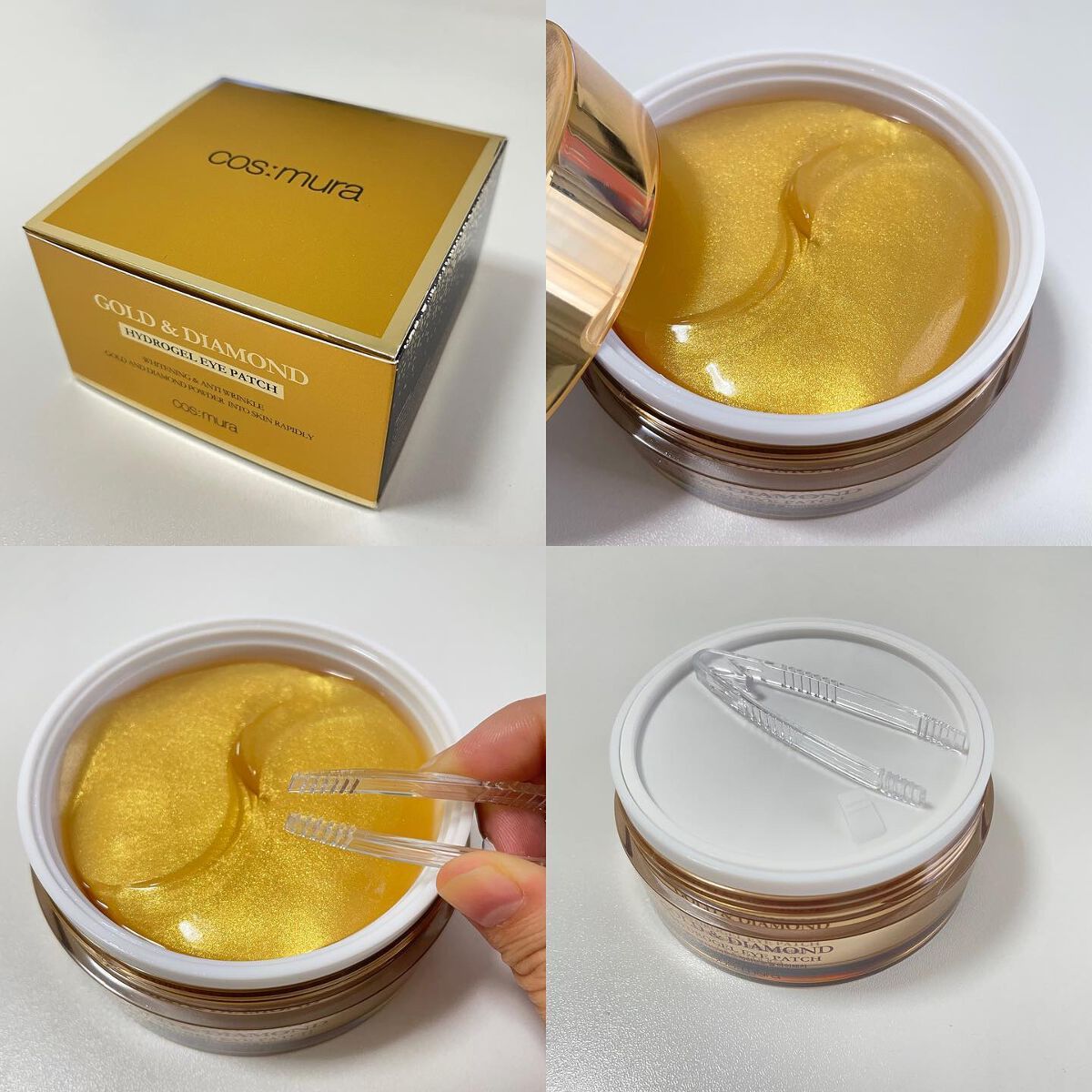 GOLD & DIAMOND ハイドロゲルアイパッチ/MORNING SURPRISE/アイケア・アイクリームを使ったクチコミ（3枚目）