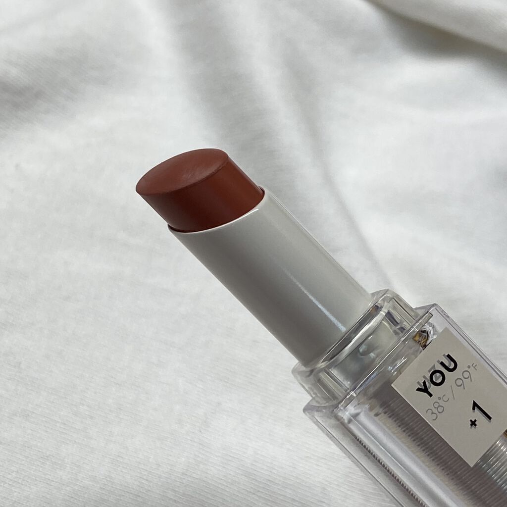 38℃/99℉ LIPSTICK  ＜YOU＞ +1　PINK-BEIGE/UZU BY FLOWFUSHI/口紅を使ったクチコミ（2枚目）