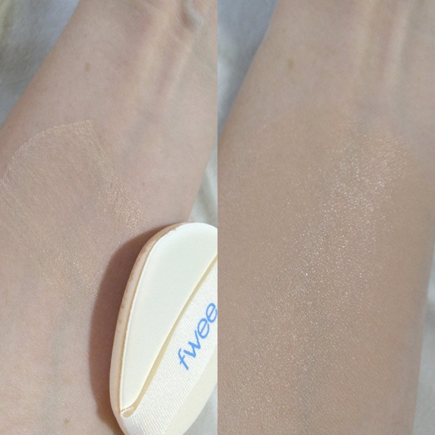 フィー クッションエッグフィットカバー/fwee/クッションファンデーションを使ったクチコミ(2枚目)