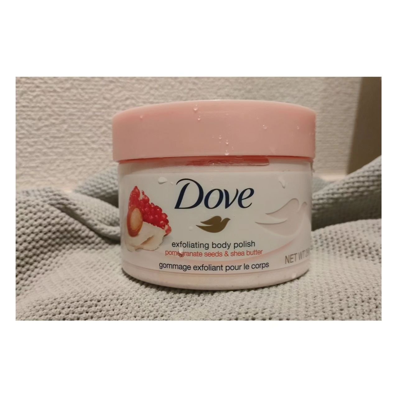 ダヴ ふわとろクリーミースクラブ ザクロ＆シアバター/ダヴ/ボディスクラブを使ったクチコミ（1枚目）