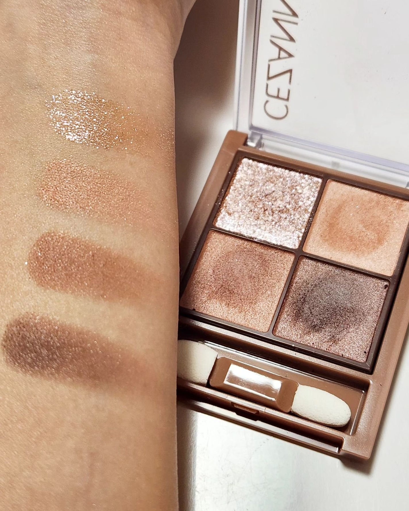 ビタートーンアイシャドウ/CEZANNE/パウダーアイシャドウを使ったクチコミ(3枚目)