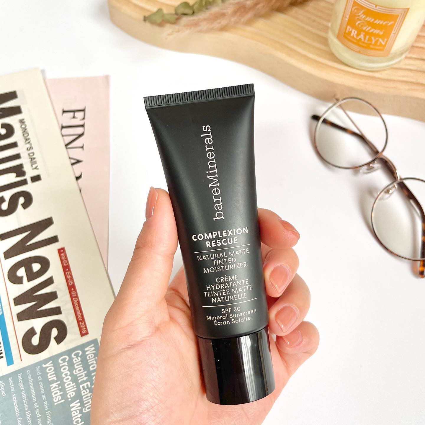 CR ナチュラル マット モイスチャライザー バタークリーム 0303/bareMinerals/クリーム・エマルジョンファンデーションを使ったクチコミ（2枚目）