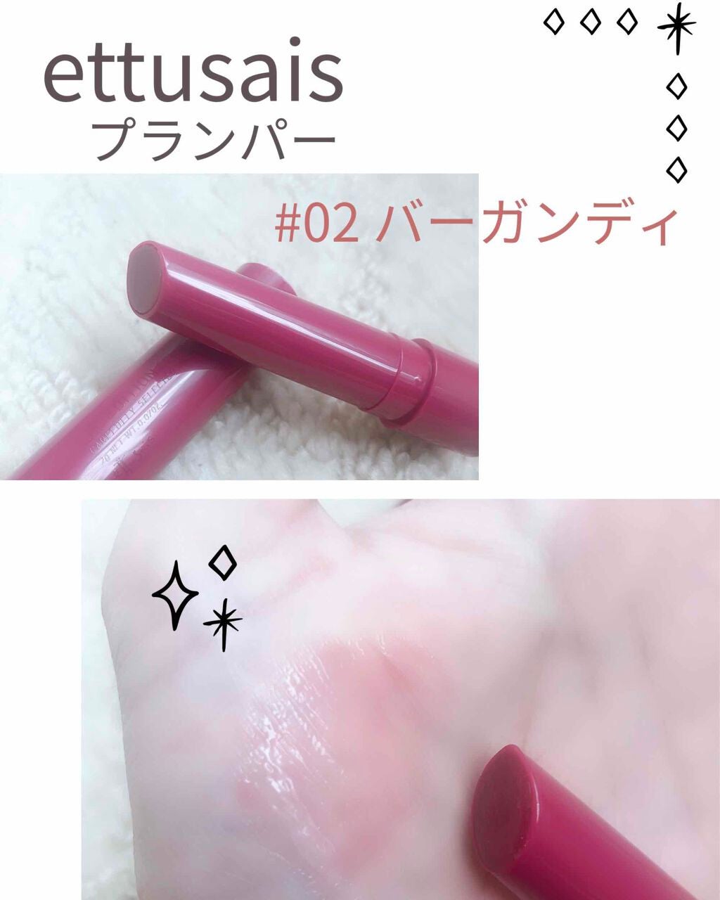 エテュセ リップエディション(プランパー)リッチスタイル/ヘルシースタイル/ettusais/リップケアを使ったクチコミ(1枚目)