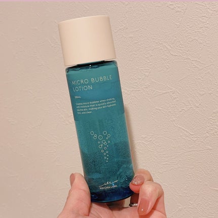 薬用マイクロバブルローション/Macchia Label/化粧水を使ったクチコミ(1枚目)
