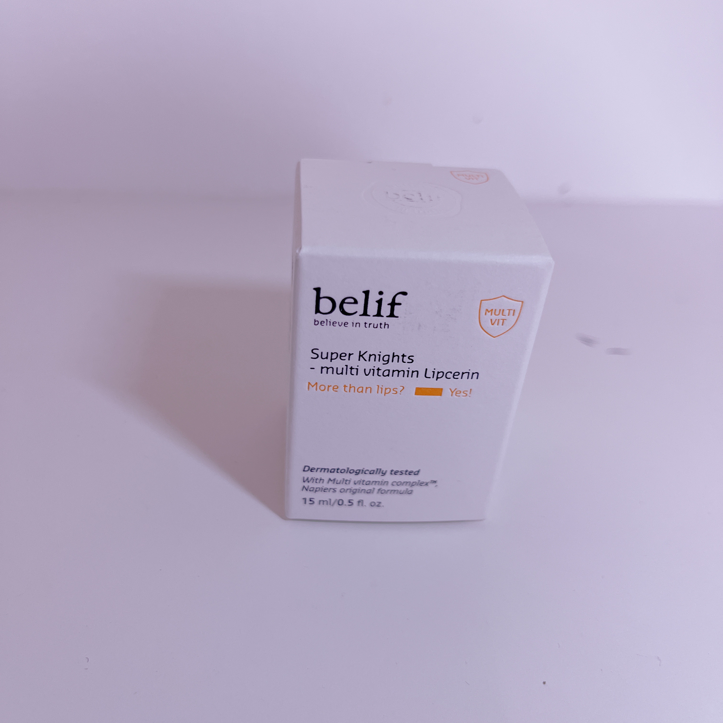 スーパーナイツ マルチ Ｖ リップセリン /belif/リップクリームを使ったクチコミ（1枚目）