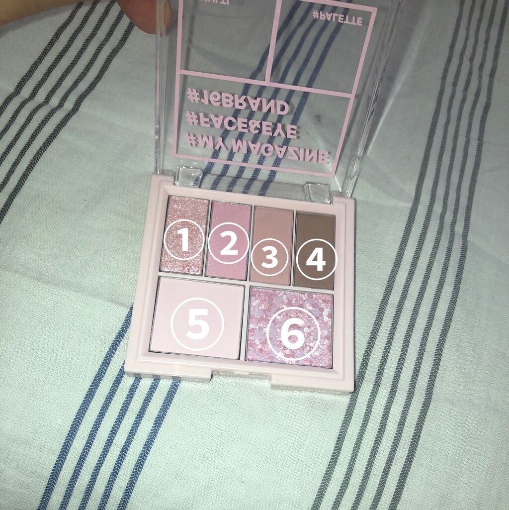 16 MY MAGAZINE/16BRAND/アイシャドウパレットを使ったクチコミ(8枚目)