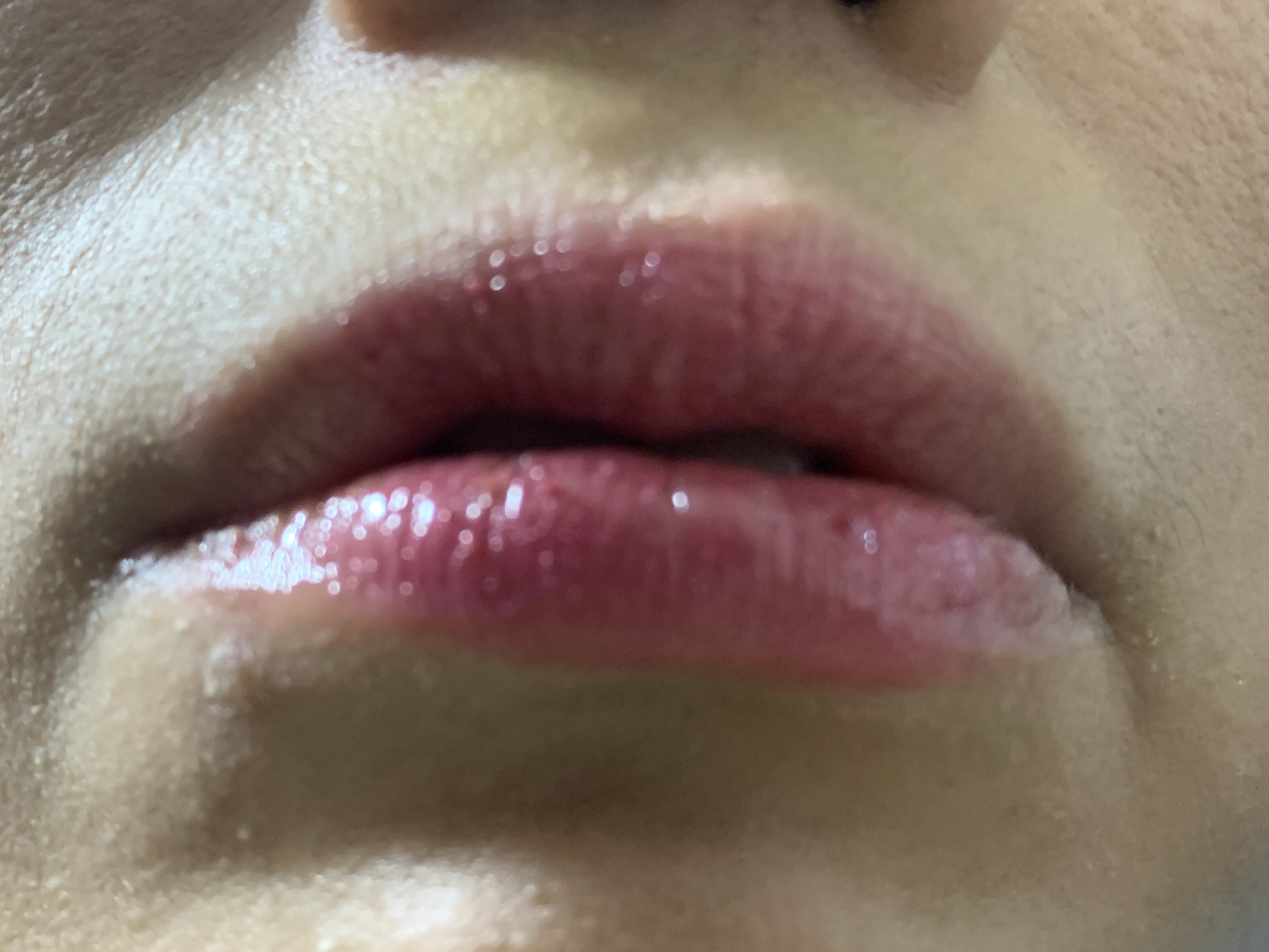 カスタマイズエアリーリップマッド C4 プラムクチュール/INTO U/口紅を使ったクチコミ（2枚目）