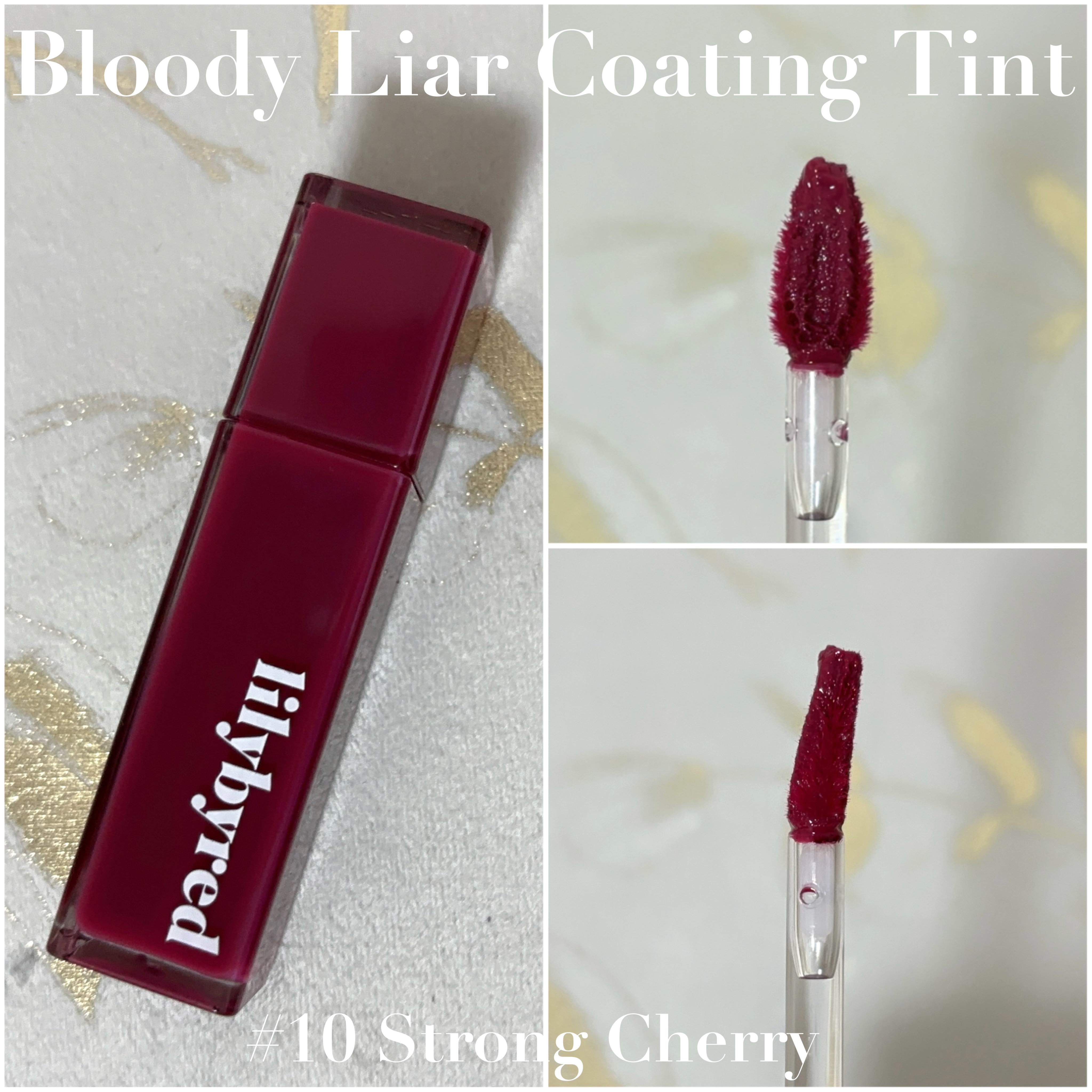 ブラッディライアー コーティングティント/lilybyred/リップティントを使ったクチコミ（2枚目）