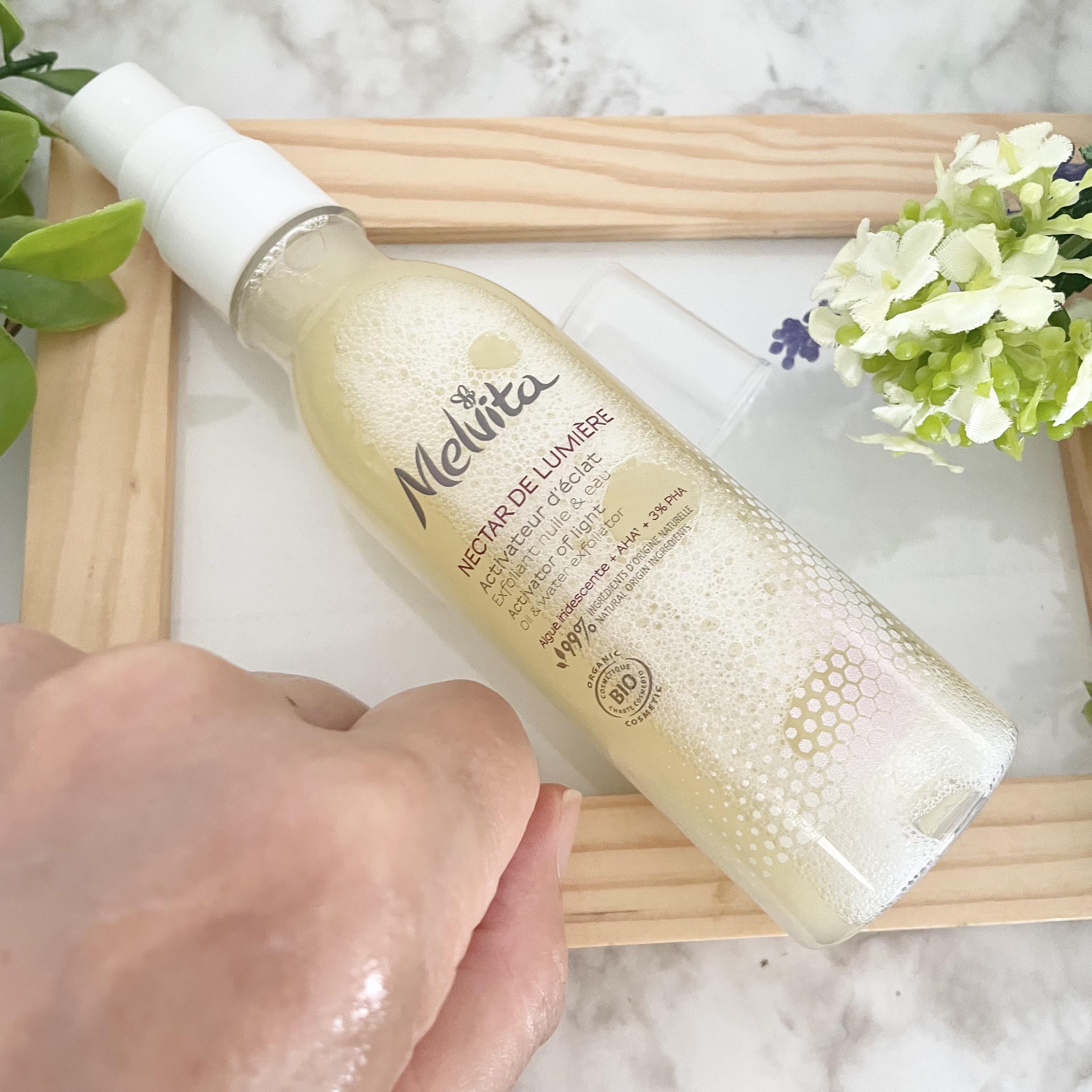 ネクターデルミエール アクティベーターオイルウォーター/Melvita/化粧水を使ったクチコミ（3枚目）