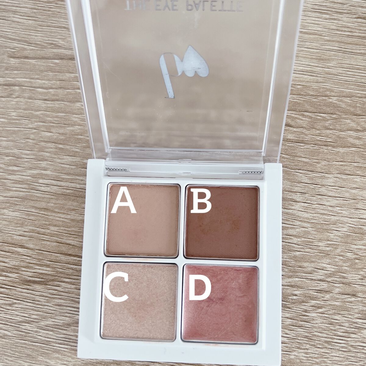 THE アイパレR/b idol/アイシャドウパレットを使ったクチコミ（2枚目）