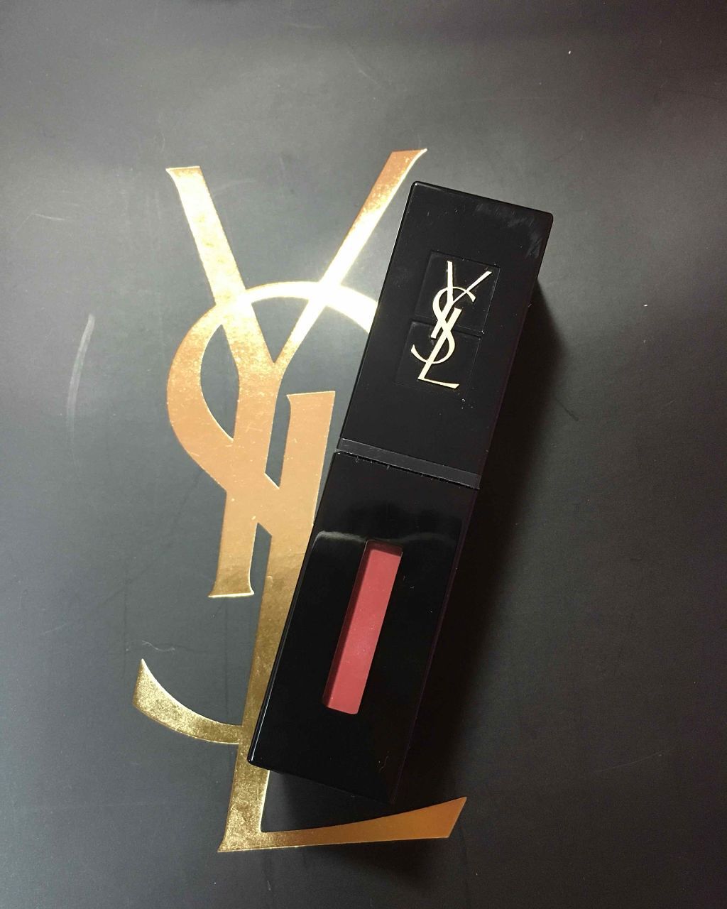 ルージュ ピュールクチュール ヴェルニ ヴィニルクリーム/YVES SAINT LAURENT BEAUTE/口紅を使ったクチコミ(1枚目)