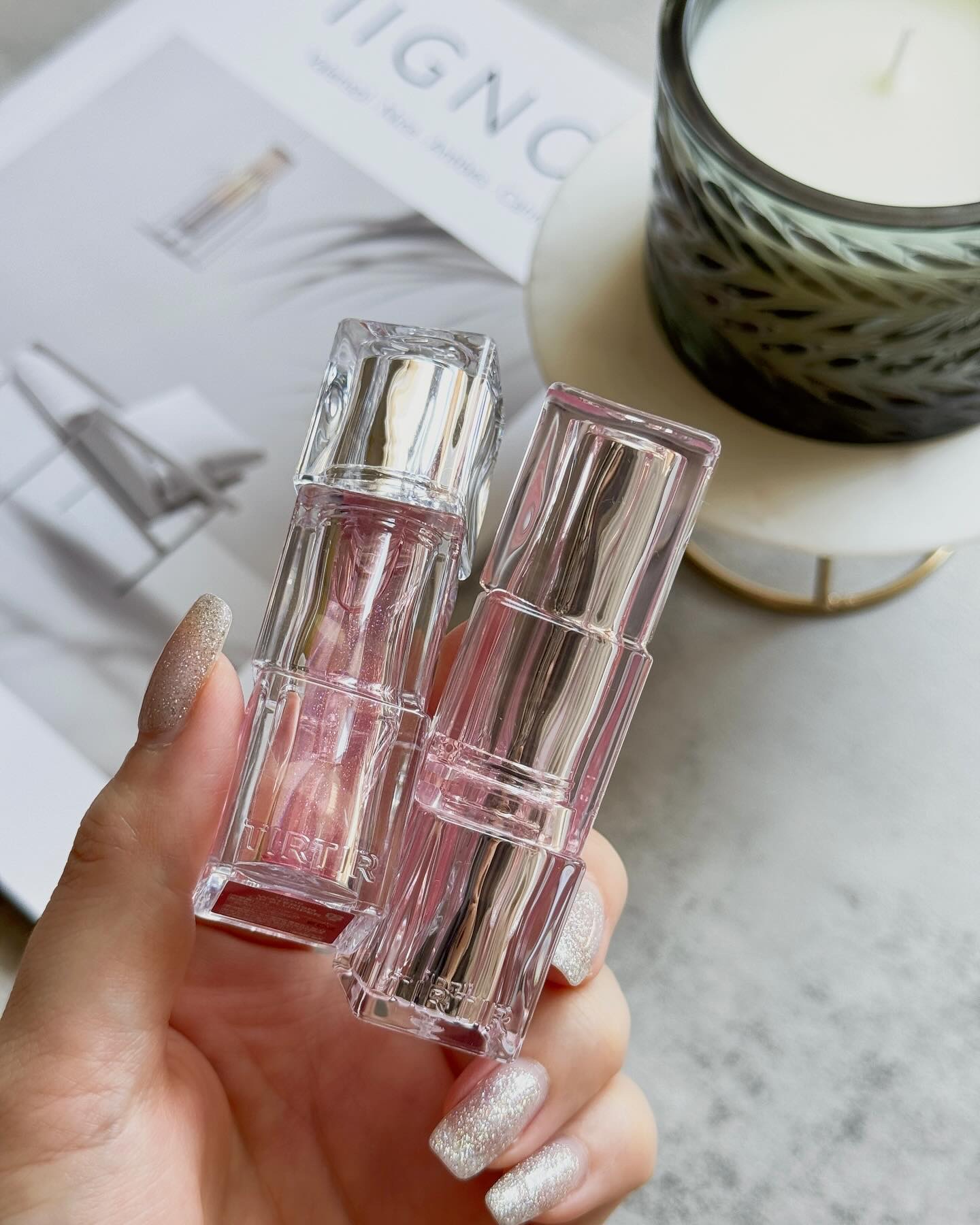 ウォーターリズムグロウメルティングバーム/TIRTIR(ティルティル)/口紅を使ったクチコミ（1枚目）