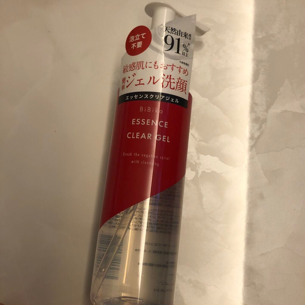 エッセンスクリアジェル/BiBika/その他洗顔料を使ったクチコミ(1枚目)