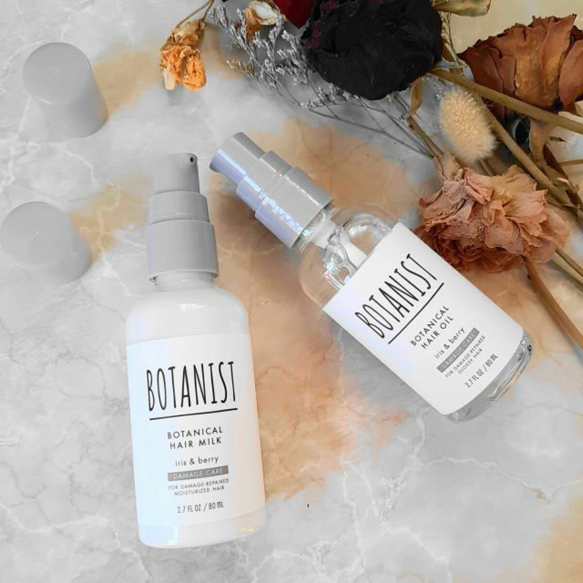 ボタニカルヘアオイル（ダメージケア）/BOTANIST/ヘアオイルを使ったクチコミ（2枚目）