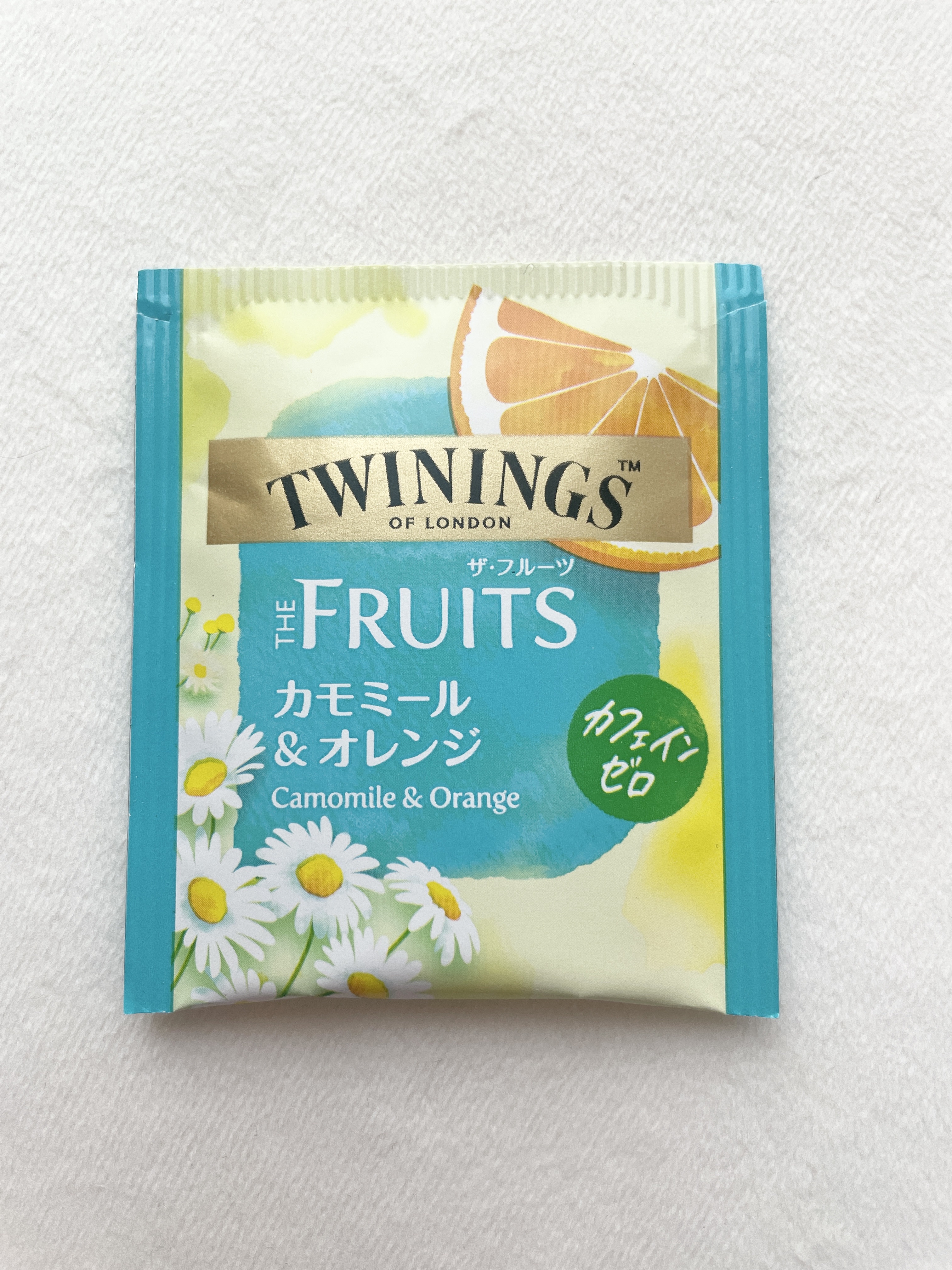 TWININGS OF LONDON THE FRUITS カモミール&オレンジ/TWININGS/ドリンクを使ったクチコミ（2枚目）