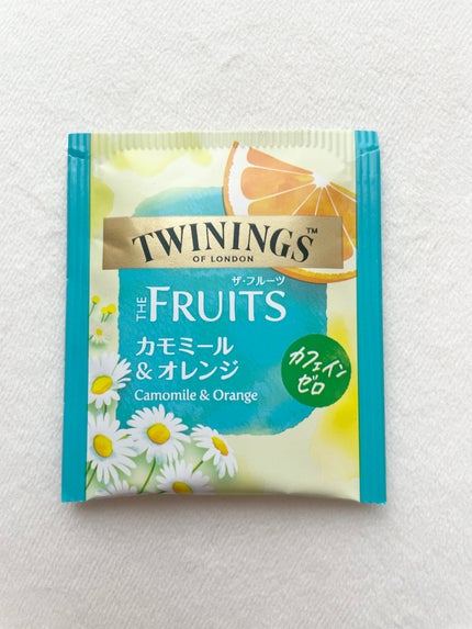 TWININGS OF LONDON THE FRUITS カモミール&オレンジ/TWININGS/ドリンクを使ったクチコミ(2枚目)