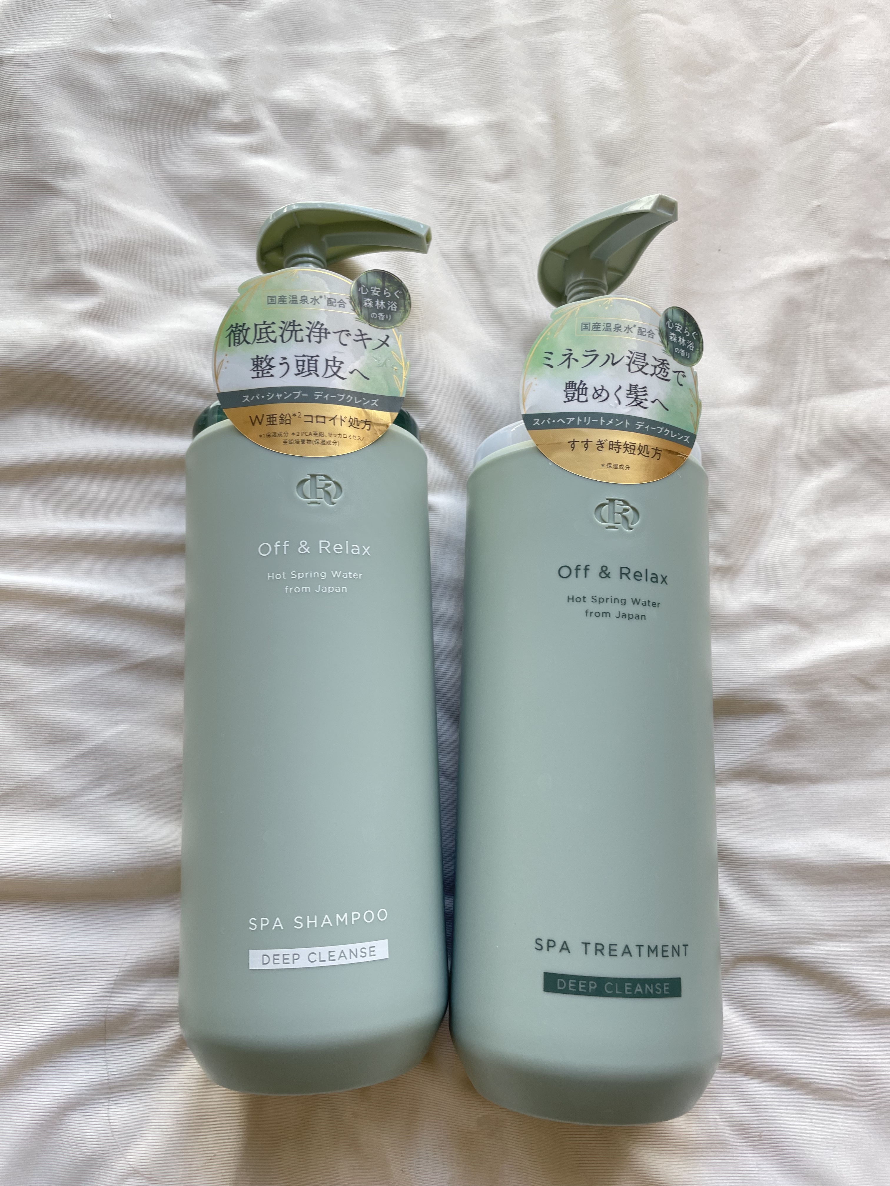 スパ・シャンプー/ヘアトリートメント ディープクレンズ/Off&Relax/市販シャンプーを使ったクチコミ（2枚目）