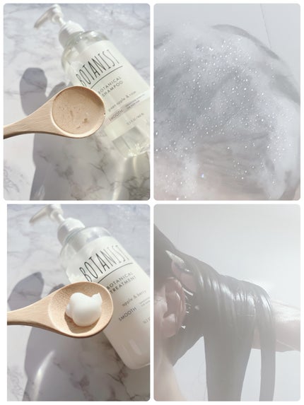 ボタニカルシャンプー/トリートメント(スムース) /BOTANIST/市販シャンプーを使ったクチコミ(4枚目)