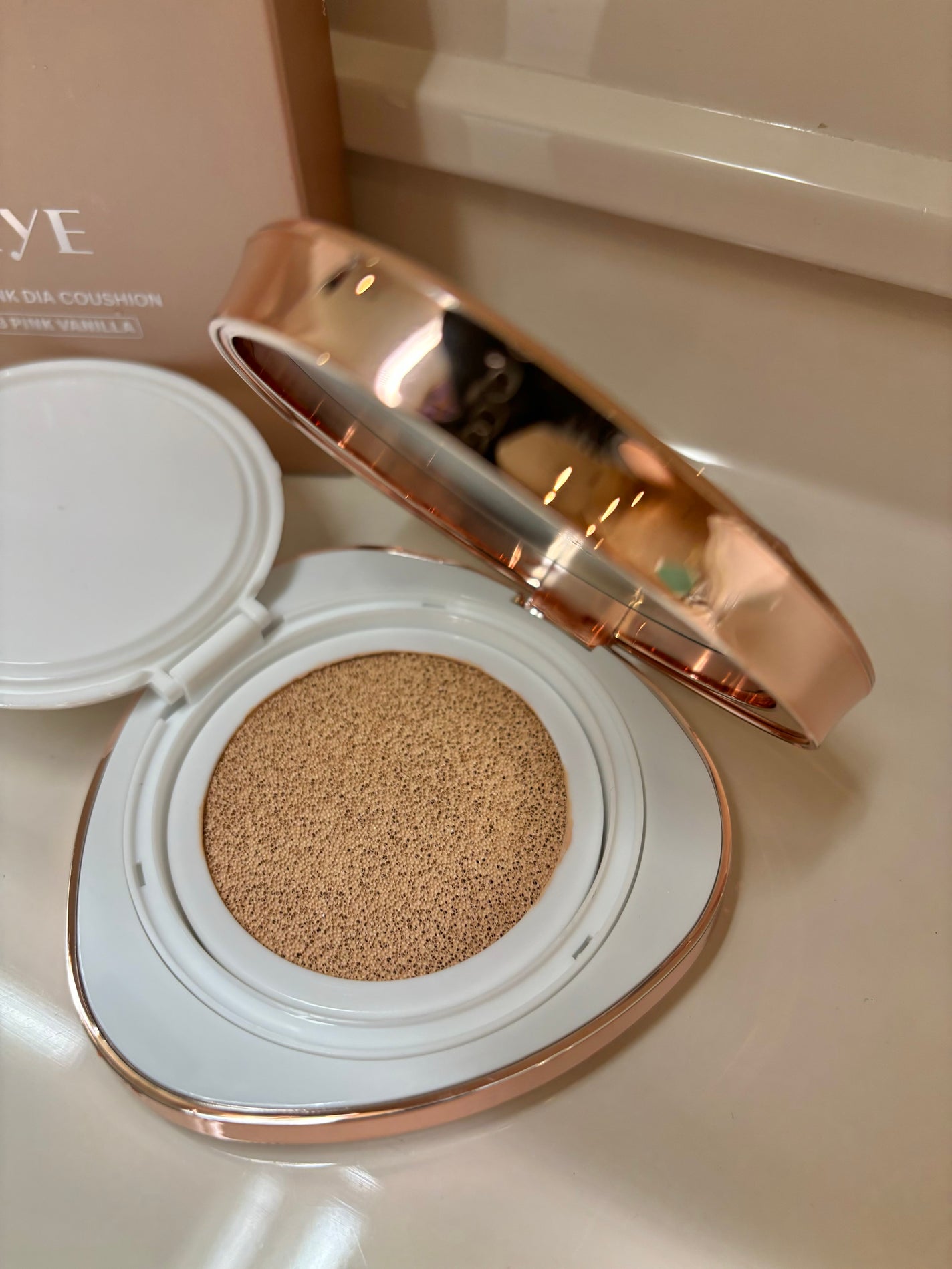 ピンクダイヤクッション/4YE/クッションファンデーションを使ったクチコミ(2枚目)