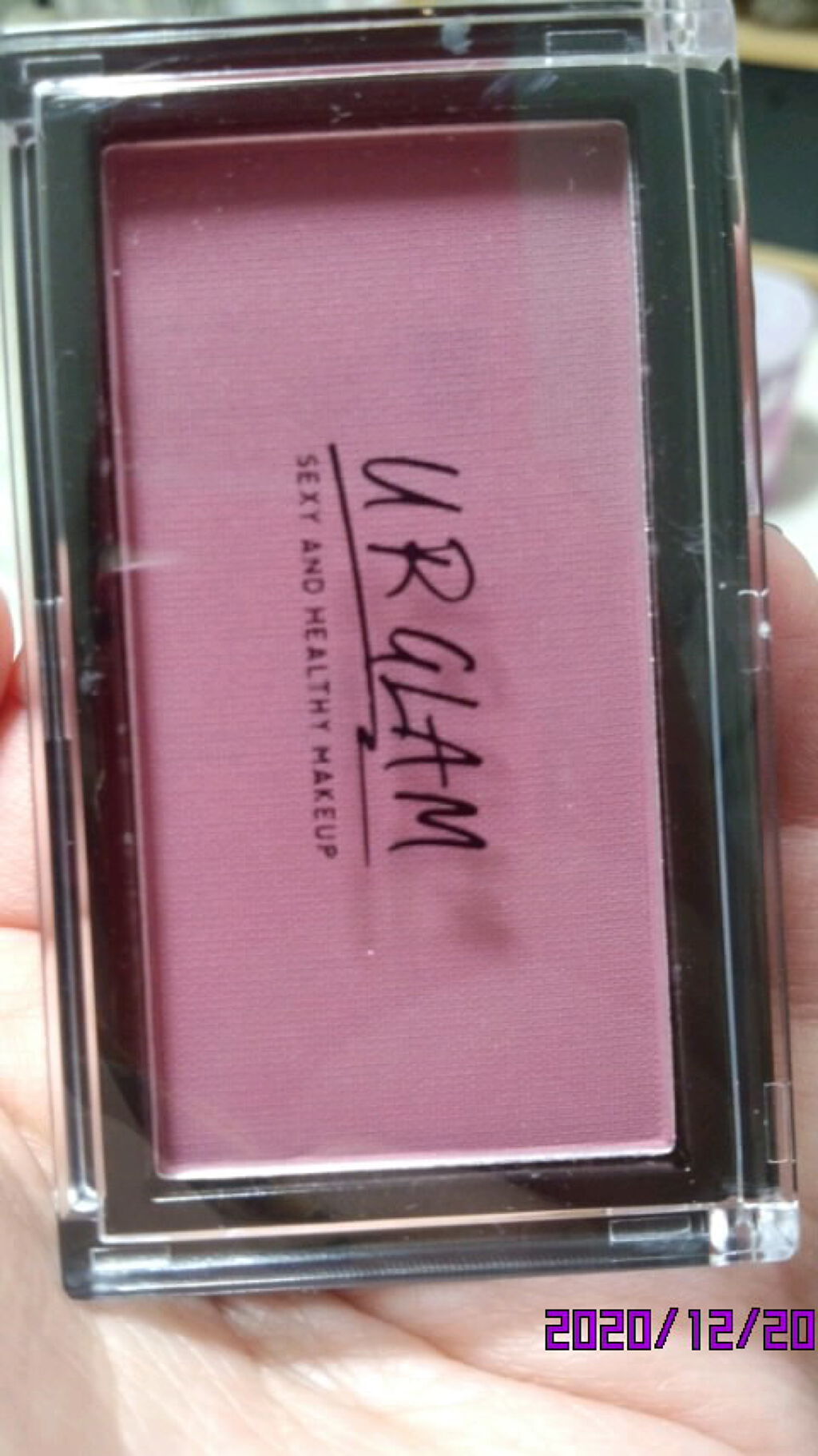 UR GLAM　DAILY CHEEK BLUSH ピンク/U R GLAM/パウダーチークを使ったクチコミ（2枚目）