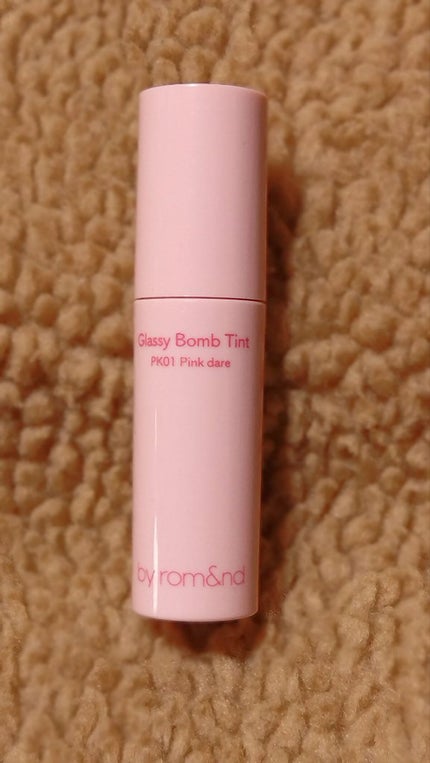 アンドバイロムアンド グラッシーボムティント/&nd by rom&nd/リップティントを使ったクチコミ(2枚目)