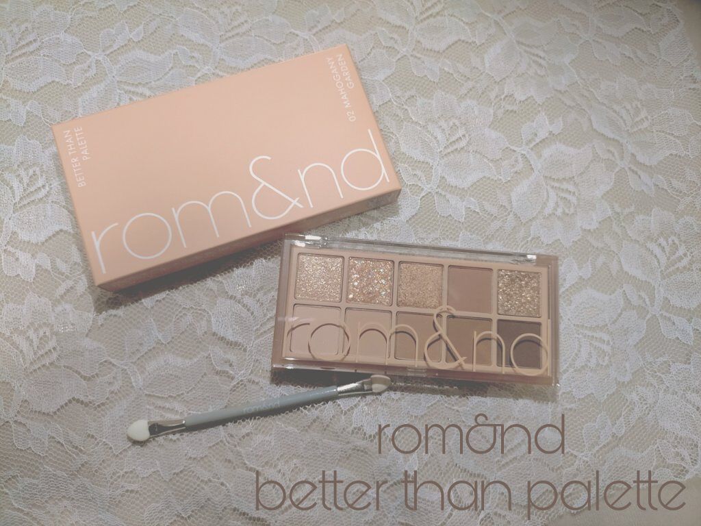 ベターザンパレット/rom&nd/アイシャドウパレットを使ったクチコミ（1枚目）