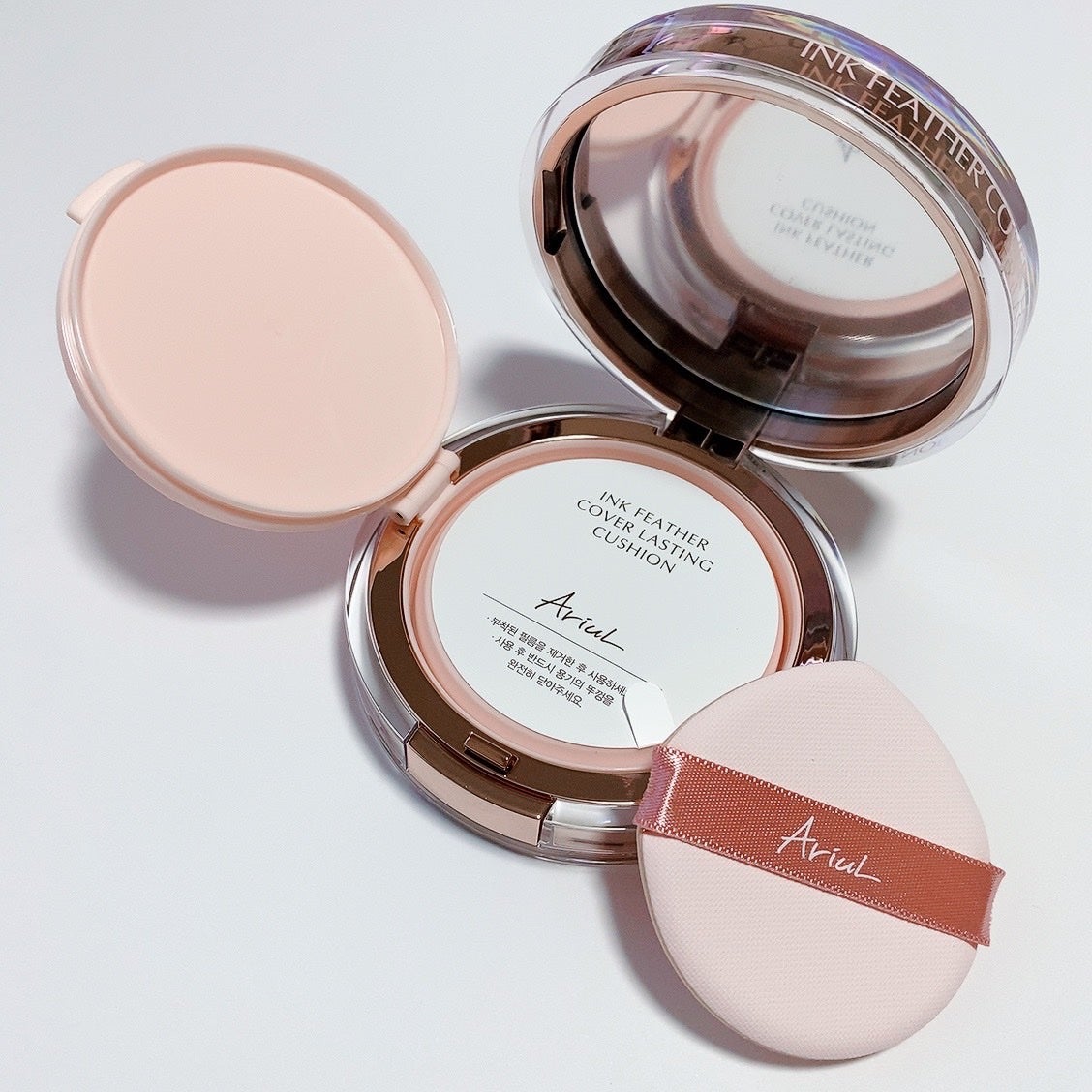 アリウル インクフェザーカバーラスティングクッション/Ariul/クッションファンデーションを使ったクチコミ(2枚目)