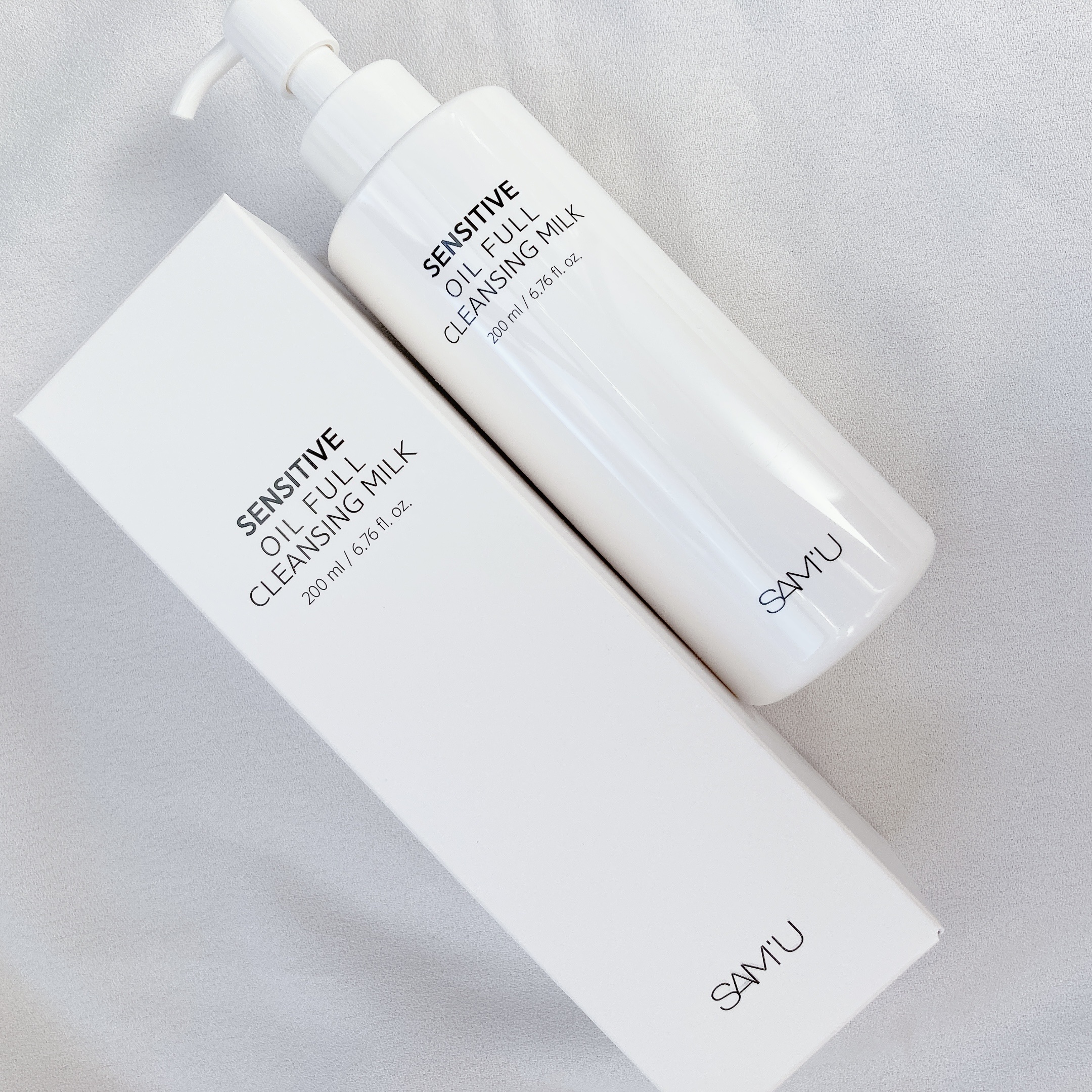 センシティブオイルフルクレンジングミルク/SAM'U/ミルククレンジングを使ったクチコミ（2枚目）